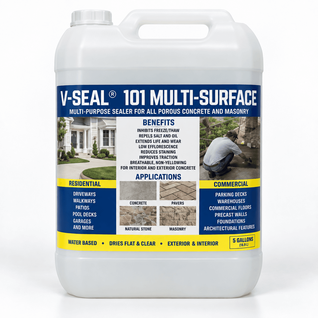 Product photo of V-Seal 101 Multi-Surface — 5 Gallon