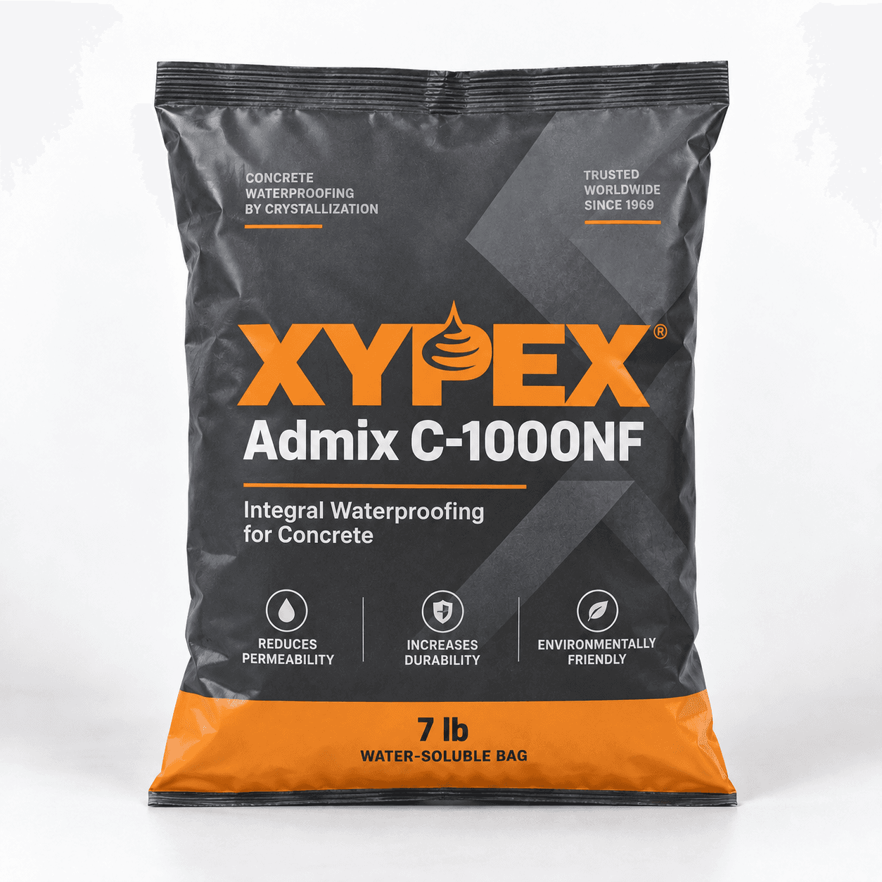 Product photo of XYPEX Admix C-1000NF — 7 lb Water-Soluble Bag