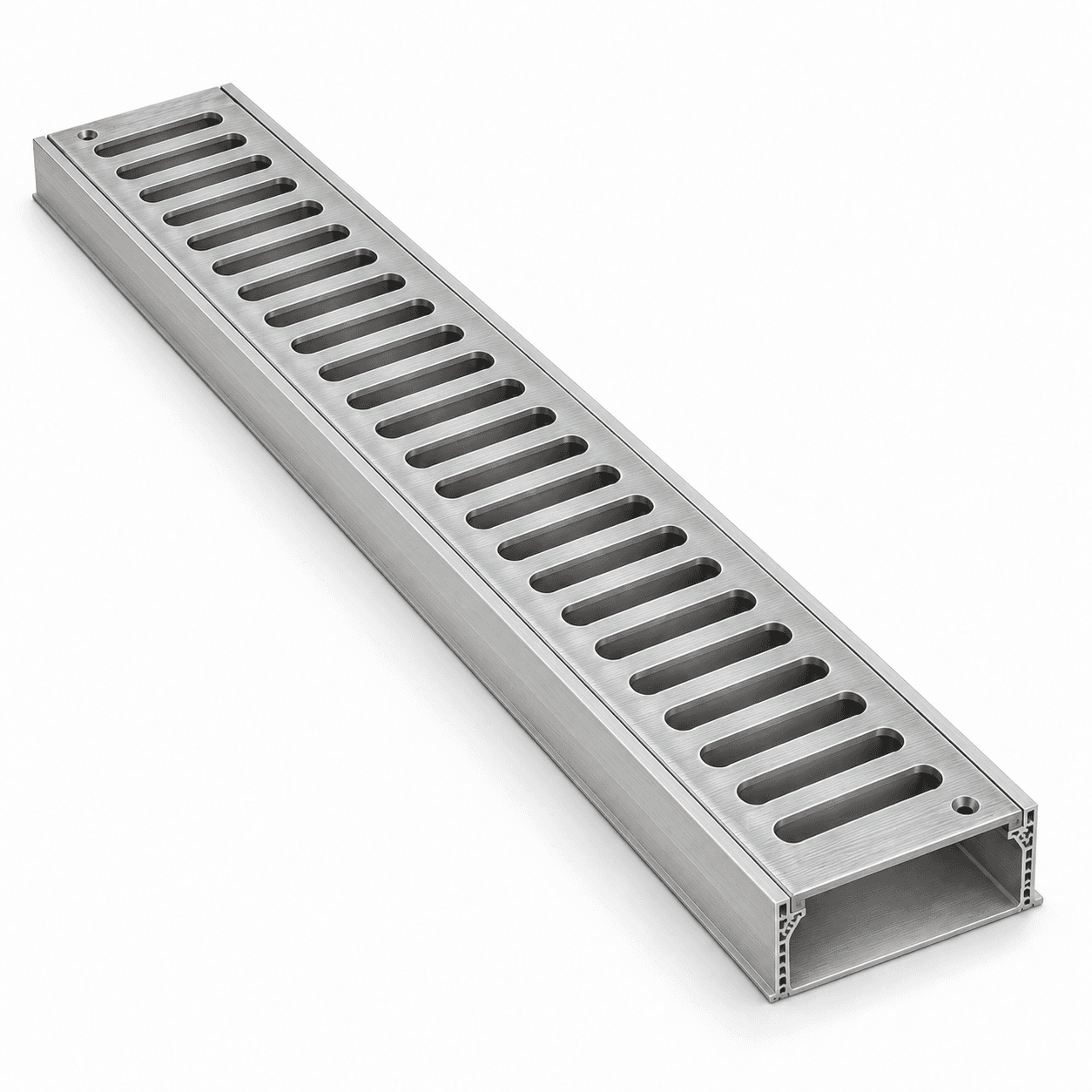 Product photo of 12" × 1" × 36" Aluminum Trench Grate — 5,000 lb Load
