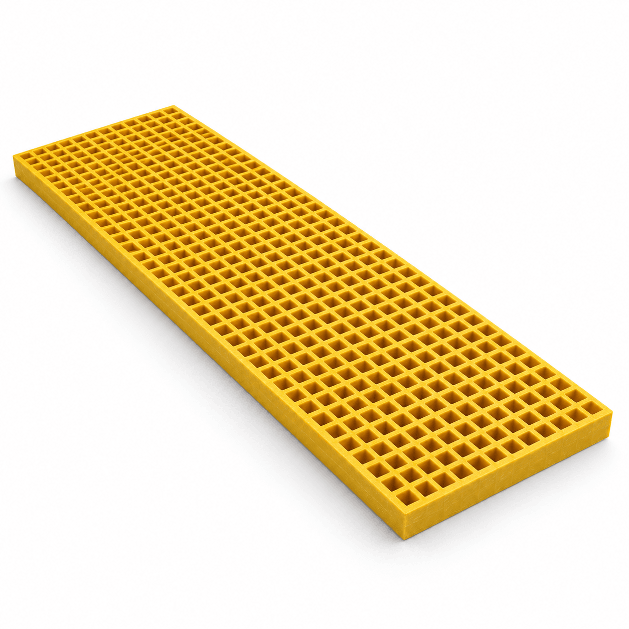 Product photo of 12-1/4" × 36-1/4" × 1" Fiberglass LD Trench Grate