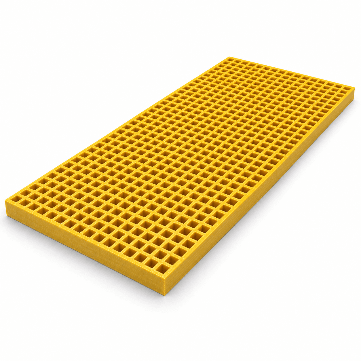 Product photo of 15-1/4" × 36-1/4" × 1" Fiberglass LD Trench Grate