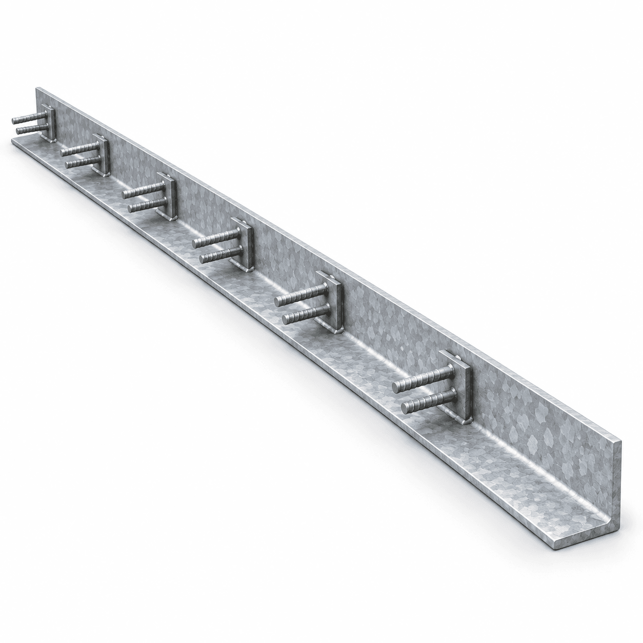 Product photo of 2" × 2" × 1/4" × 96" Angle Embed — Type AA