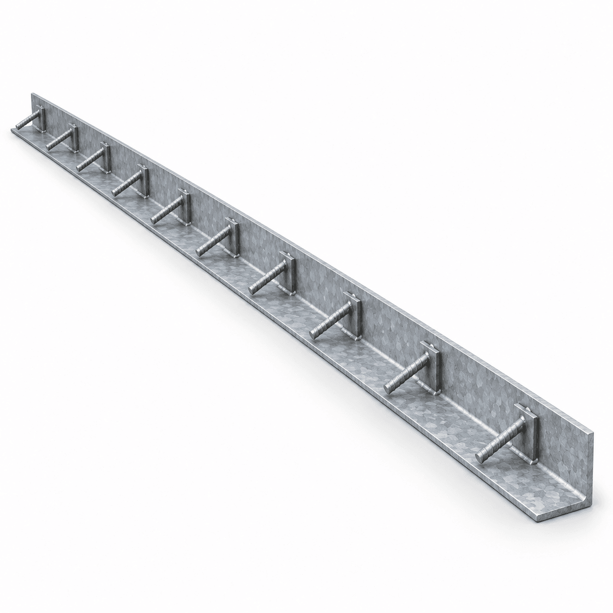Product photo of 2-1/2" × 2-1/2" × 1/4" × 120" Angle Embed — Type Y
