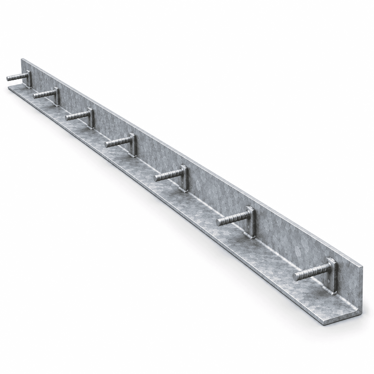 Product photo of 2-1/2" × 2-1/2" × 1/4" × 96" Angle Embed — Type A