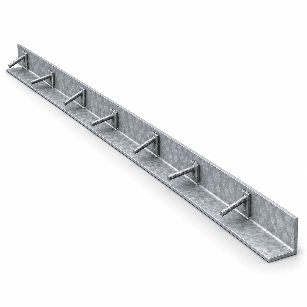 Product photo of 2-1/2" × 2-1/2" × 1/4" × 96" Angle Embed — Type Z