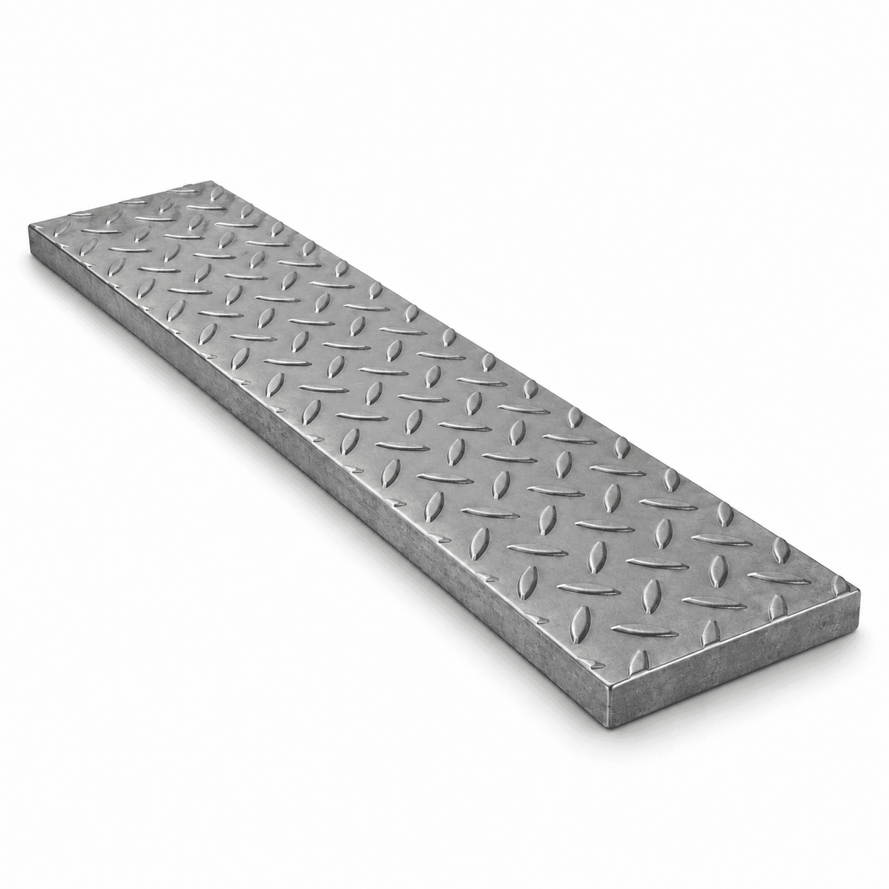 Product photo of 24" × 4-7/8" × 3/4" Solid Heavy-Duty Steel Trench Cover — 40,000 lb