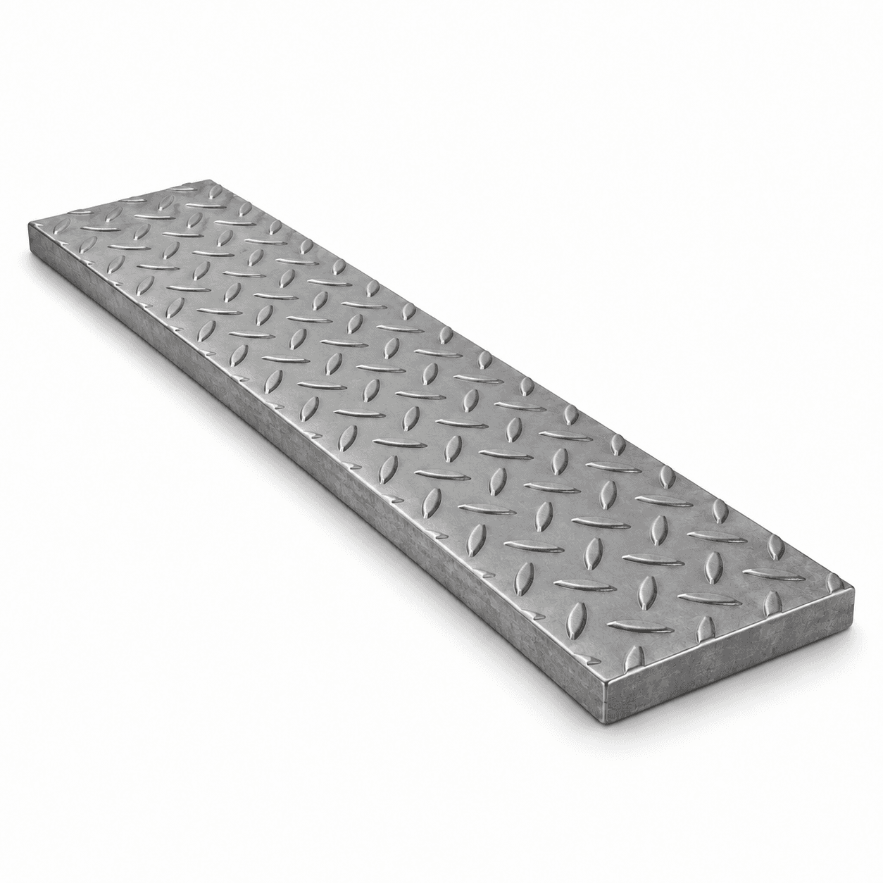 Product photo of 24" × 5" × 3/4" Solid Heavy-Duty Steel Trench Cover — 40,000 lb