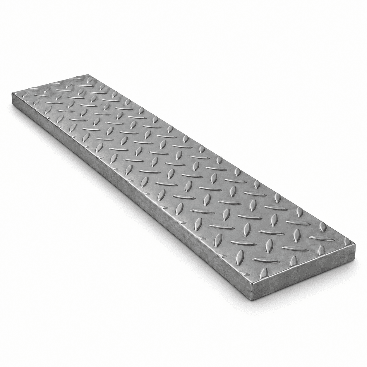 Product photo of 24" × 5-1/4" × 3/4" Solid Heavy-Duty Steel Trench Cover — 40,000 lb