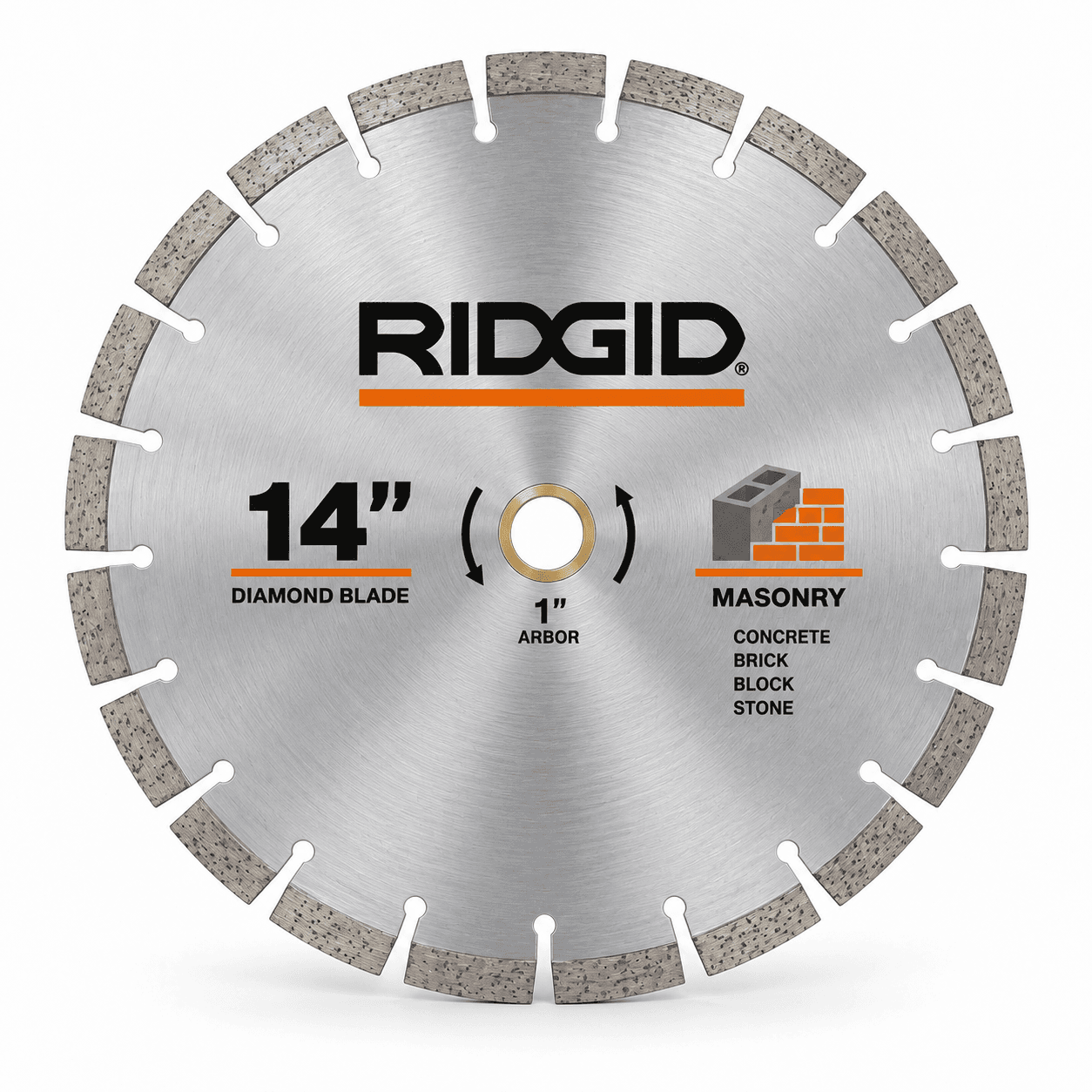 Product photo of RIDGID 14 in. Masonry Diamond Blade