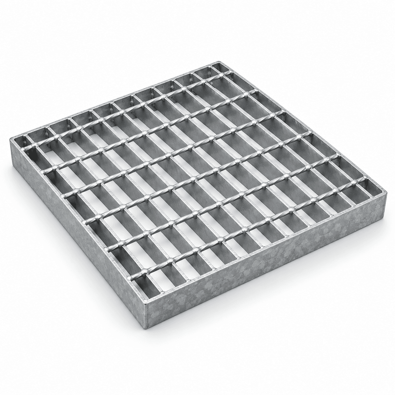 Product photo of 12" × 12" × 1" Steel Pit Grate